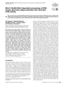 The EMBO Journal[removed], 1953–1962 www.embojournal.org