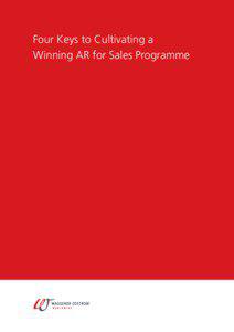 Four Keys to Cultivating a Winning AR for Sales Programme
