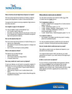 Microsoft Word - Diploma Fact Sheet revised November 2011