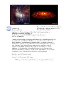 Chandra :: Photo Album :: Sagittarius A* :: Sagittarius A* Ha...