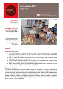 Annual report 2011 Myanmar MAAMM002 30 April 2012