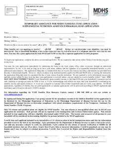 FOR OFFICE USE ONLY: MISSISSIPPI MDHS-EA-900 Revised[removed]Page 1