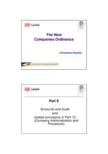 Microsoft PowerPoint - Session 2 - New Companies Ordinance[removed]HKICS.ppt