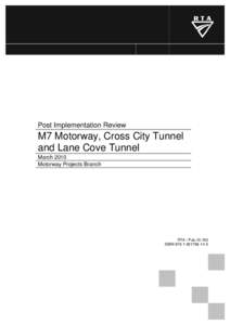 Motorway Projects report template