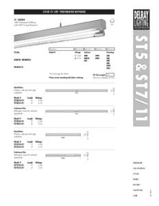 STICK T5 180° PERFORATED DIFFUSER 11 SERIES 180º Perforated Diffuser with 360º Lamp Rotation