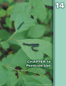 (Chapter Background Photo WDNR, Jeff Martin)  Chapter 14 – Pesticide Use CHAPTER 14 Pesticide Use