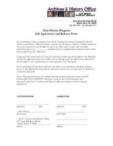 Microsoft Word - OralHistoryRelForm