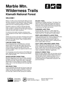 Pacific Crest Trail / Western United States / Trails of Olympic National Park / Long-distance trails in the United States / Geography of the United States / Protected areas of the United States