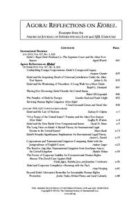 Sosa v. Alvarez-Machain / Citation signal / Forum non conveniens / Doe v. Unocal / Common law / José A. Cabranes / Law / Alien Tort Statute / United States federal legislation