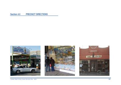 Section 4.0  PRECINCT DIRECTIONS Carlisle Street Activity Centre Structure Plan