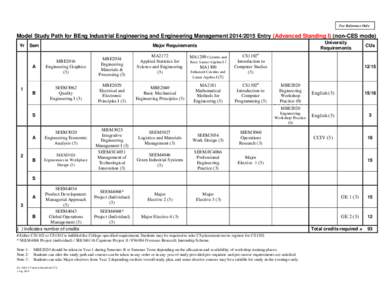 Microsoft Word - BENG3 IEEM ASI Study Path_2014-15