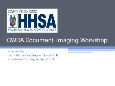 CWDA Document Imaging Workshop
