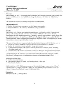 University of Calgary / University of Alberta / Oil sands / Academia / Education / Higher education / Association of Commonwealth Universities / Consortium for North American Higher Education Collaboration / Clint Dunford