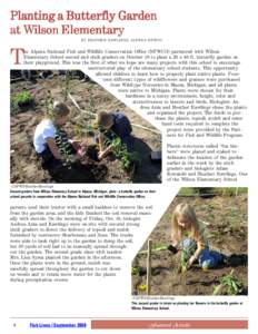 Planting a Butterfly Garden at W ilson Elementary Wilson BY HEATHER RAWLINGS, ALPENA NFWCO