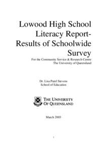 Microsoft Word - Stevens Lowood High School Literacy.doc