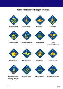 Scout Proficiency Badges (Pursuit)  Astronomer Boatswain