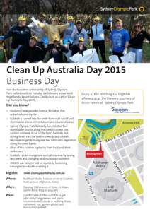 Business Clean Up Australia 2015