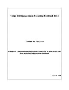 Microsoft Word - Verge Cutting and Drain Cleaning Tender[removed]_Section 3_ Cheap End _Junction of one-way system_ -Hilltop inc