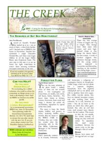 THE CREEK  Volume 16 No 6, December 2012 ERG – Caring for the Balcombe Estuary Reserves No A0034645Y ABN
