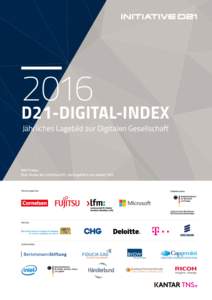 2016  D21-DIGITAL-INDEX Jährliches Lagebild zur Digitalen Gesellschaft  # D21index