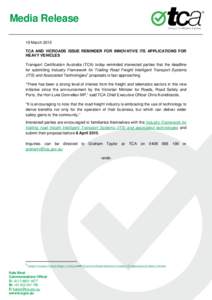 Document[removed]Media Release - Telematics Group 24April13