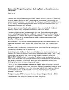 DC Streetcar / Light rail in Washington /  D.C. / Streetcar / Arlington County /  Virginia / Streetcar suburb / Pike Transit Initiative / Transportation in the United States / Transport / Light rail in the United States