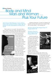 New Books  Body and Mind Man and Woman ... Plus Your Future Osho: Body and Mind Balancing A Guide to Making