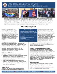 Fact Sheet: Global Equality Fund