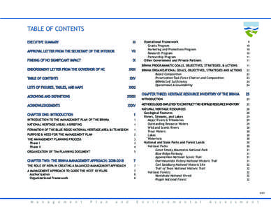 TABLE OF CONTENTS EXECUTIVE SUMMARY Operational Framework Grants Program Marketing and Promotions Program