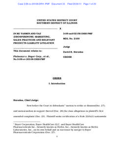 Case 3:09-cv[removed]DRH -PMF Document 33  Filed[removed]Page 1 of 20 UNITED STATES DISTRICT COURT SOUTHERN DISTRICT OF ILLINOIS