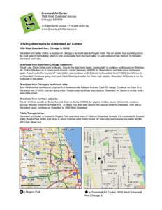 Geography of Illinois / Illinois / Greenleaf / Morse / Union Station / Chicago / Public transport / Rogers Park / Loyola University Chicago