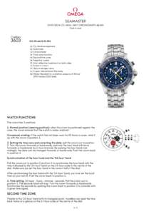 SEAMASTER DIVER 300 M CO-AXIAL GMT CHRONOGRAPH 44 MM Steel on steel Caliber