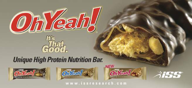 Unique High Protein Nutrition Bar. NEW ������������ www.issresearch.com