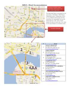 AHLS – Hotel Accommodations Location of AHLS course. Directions will be sent to you after course registration. The hotels listed below are provided for your convenience. The Florida / USVI Poison