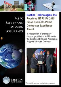 MSFC Safety and Mission Assurance  Bastion Technologies, Inc.