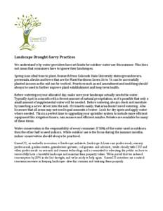 Microsoft Word - Landscape Drough Savvy Practices.doc