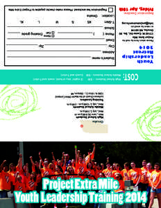 2014 Youth Leadership Training Brochure.indd
