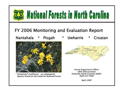 FY 2006 Monitoring and Evaluation Report