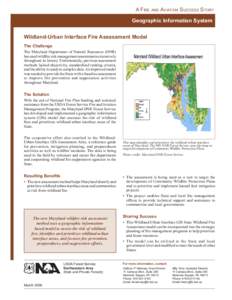 Wildland-Urban Interface Fire Assessment Model, Geographic Information System