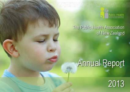 The Public Health Association of New Zealand Annual Report 2013