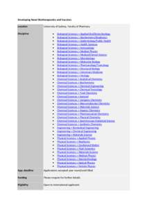 Chemist / Medicinal chemistry / Biochemist / Outline of physical science / Pharmaceutical sciences / Outline of science / Science / Knowledge / Biophysics