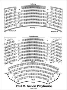 Paul V. Galvin Playhouse Capacity 485 