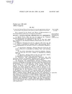 PUBLIC LAW 109–453—DEC. 22, [removed]STAT[removed]Public Law 109–453 109th Congress