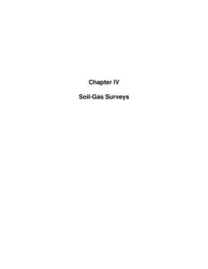 Expedited Site Assessment Tools For Underground Storage Tank Sites - A Guide For Regulators, Chapter IV Soil-Gas Surveys