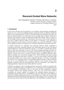 Resonant Guided Wave Networks
[removed]Resonant Guided Wave Networks