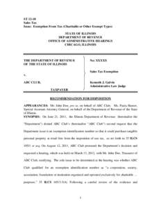 Income tax in the United States / Tax exemption / Nonprofit organization / 501(c) organization / Foundation / Provena Covenant Medical Center / Use tax / Employer Identification Number / Law / Taxation in the United States / Structure / Charitable organization