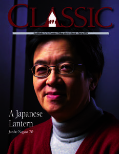 A publication for Northwestern College alumni & friends • Spring[removed]A Japanese Lantern Junko Nagao ’70