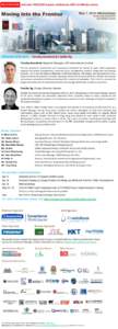 REGISTER NOW and save HK$2,000 in post–conference LEED certificate course  SPEAKERS SPOTLIGHT - Timothy Burndred & Freddie Ng Timothy Burndred, Regional Manager, JEB International Limited Tim has worked in construction