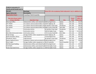 Confirm consecutive 12month to Type ofperiod Public (month-year Agency