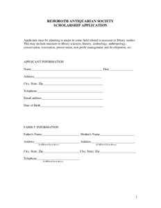 Microsoft Word - Scholarship App DRAFT.doc